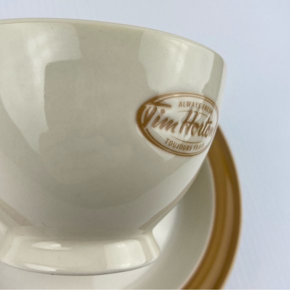 Tim Hortons Tea Cup and Saucer with Original Box Collectors 2006 - 8 ounce mug - Picture 3 of 12